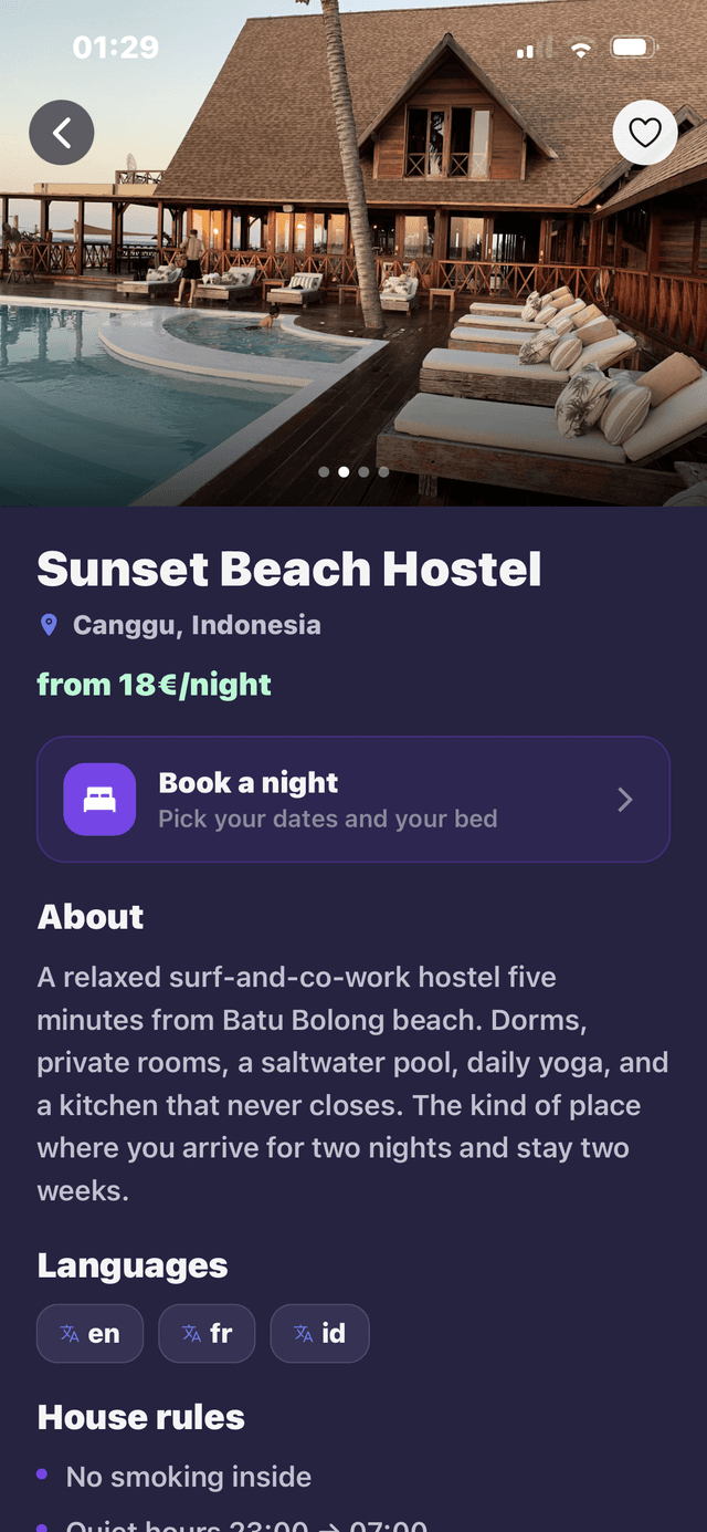Booking